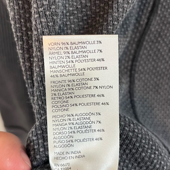 Free People We The Free Snapshot Cable Grey Cropped Cardigan Sweater Black XL - Picture 7 of 8